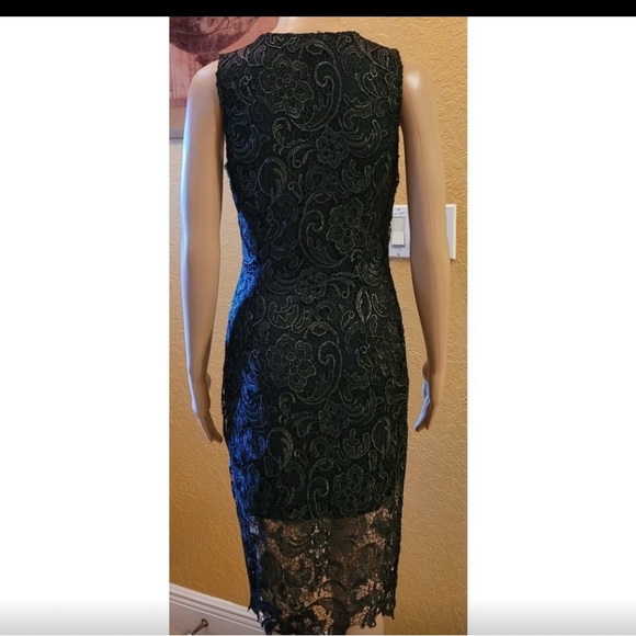 Sans Souci Lace Midi Dress Black perfect! - Picture 3 of 8